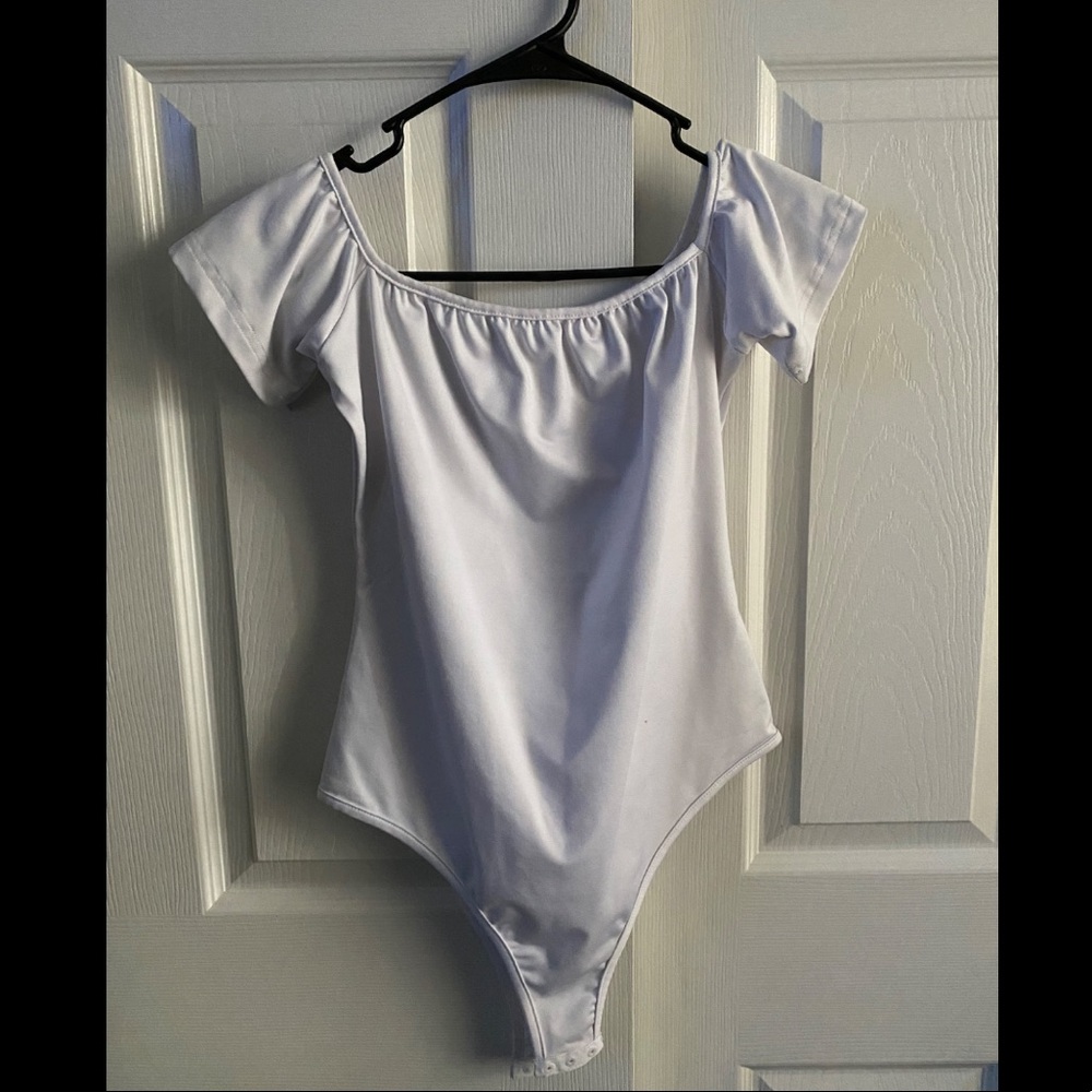White medium bodysuit